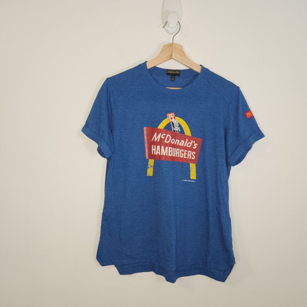 McDonald's First Edition T-Shirt Retro Crew Employee Uniform Women's MEDIUM